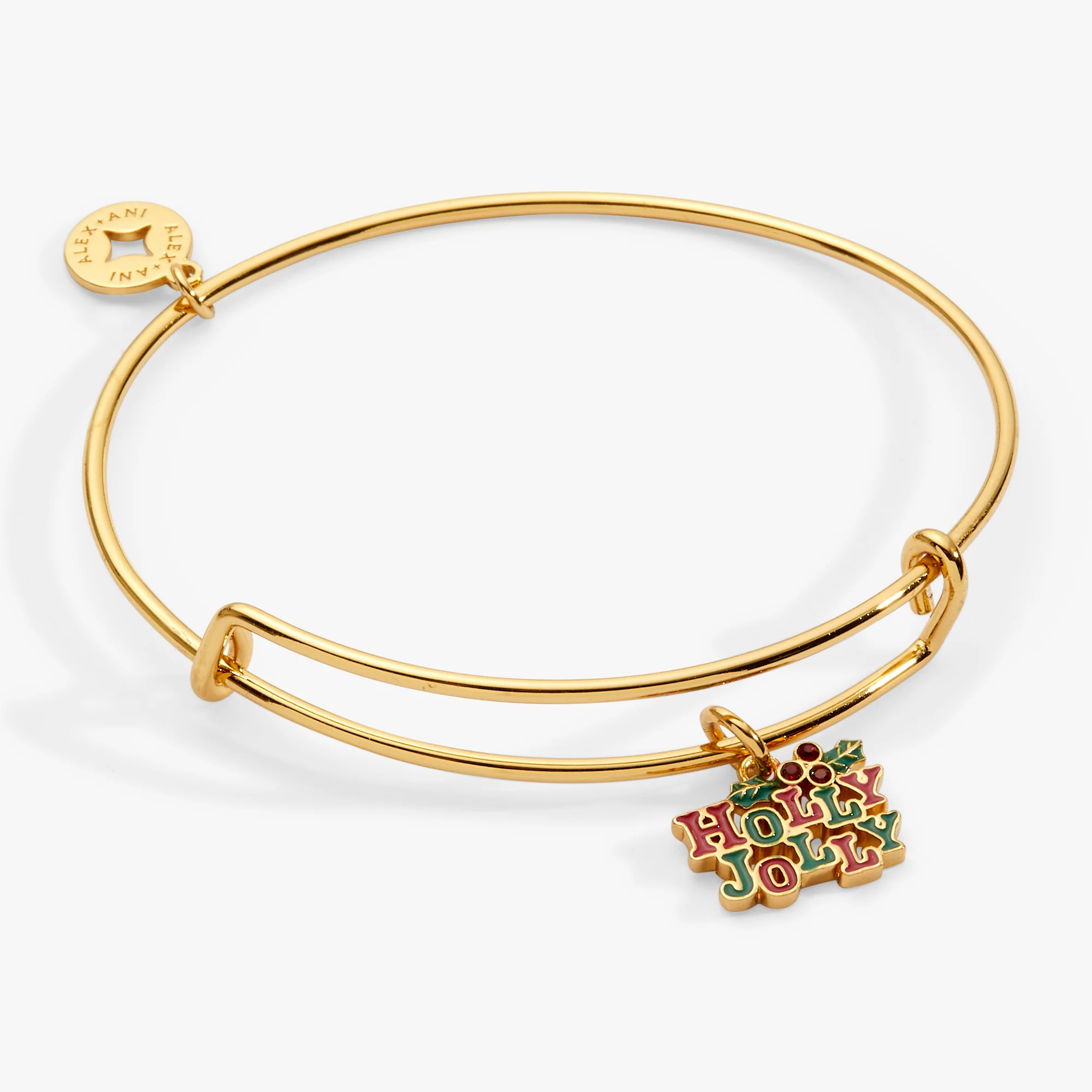 Image of 'Holly Jolly' Charm Bangle