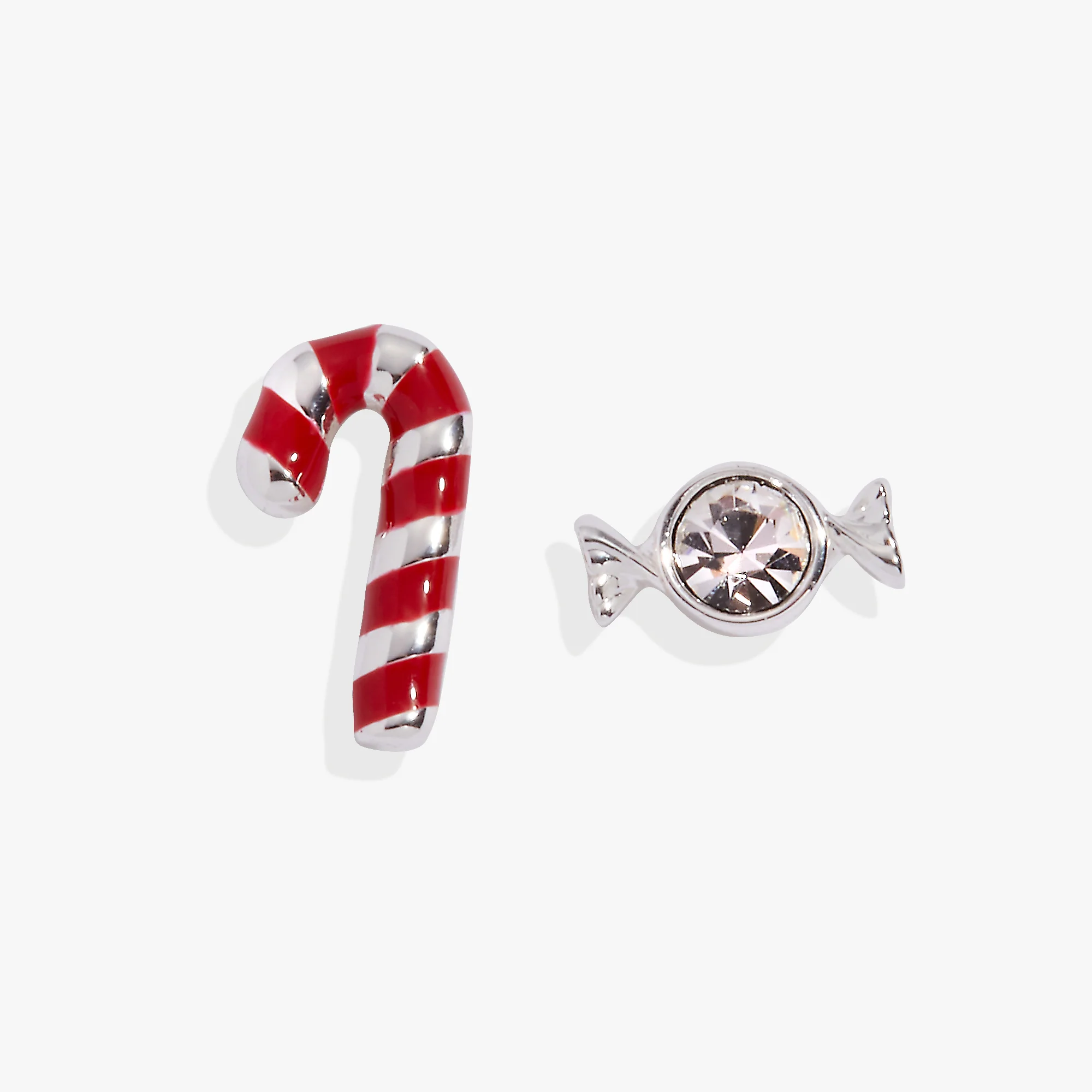 Image of Candy Cane Mismatched Stud Earrings