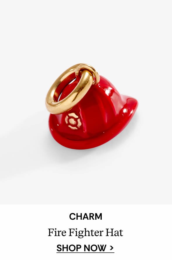 Shop Fire Fighter Hat Charm