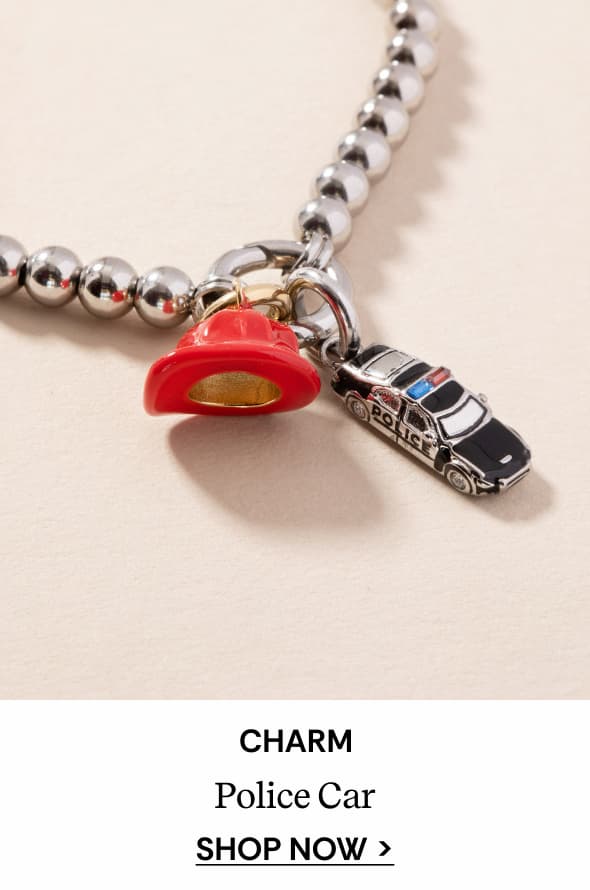 Shop Police Car Charm