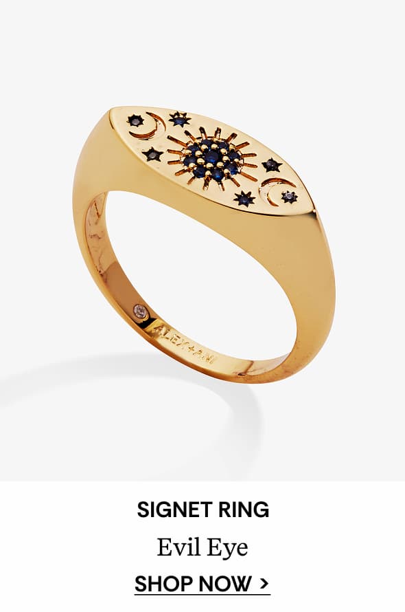 Shop Evil Eye Signet Ring