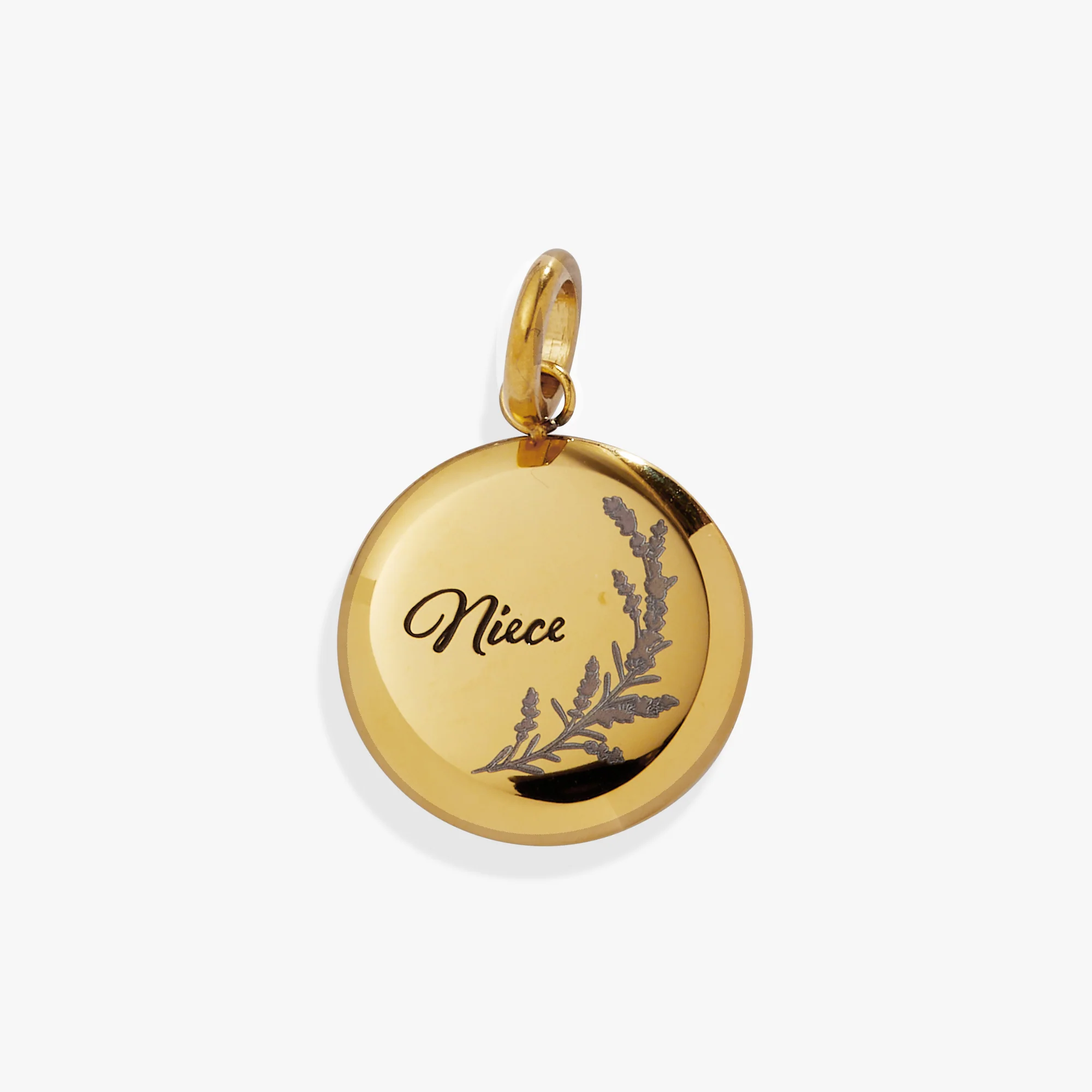 Image of Niece Lavender Disc Charm