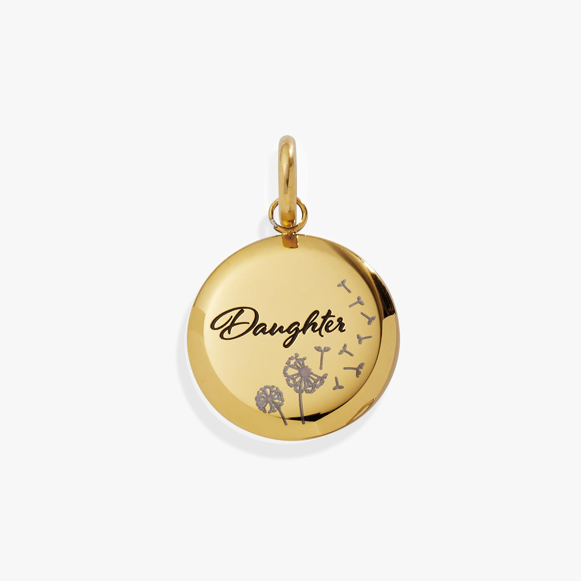 Image of Daughter Dandelion Disc Charm