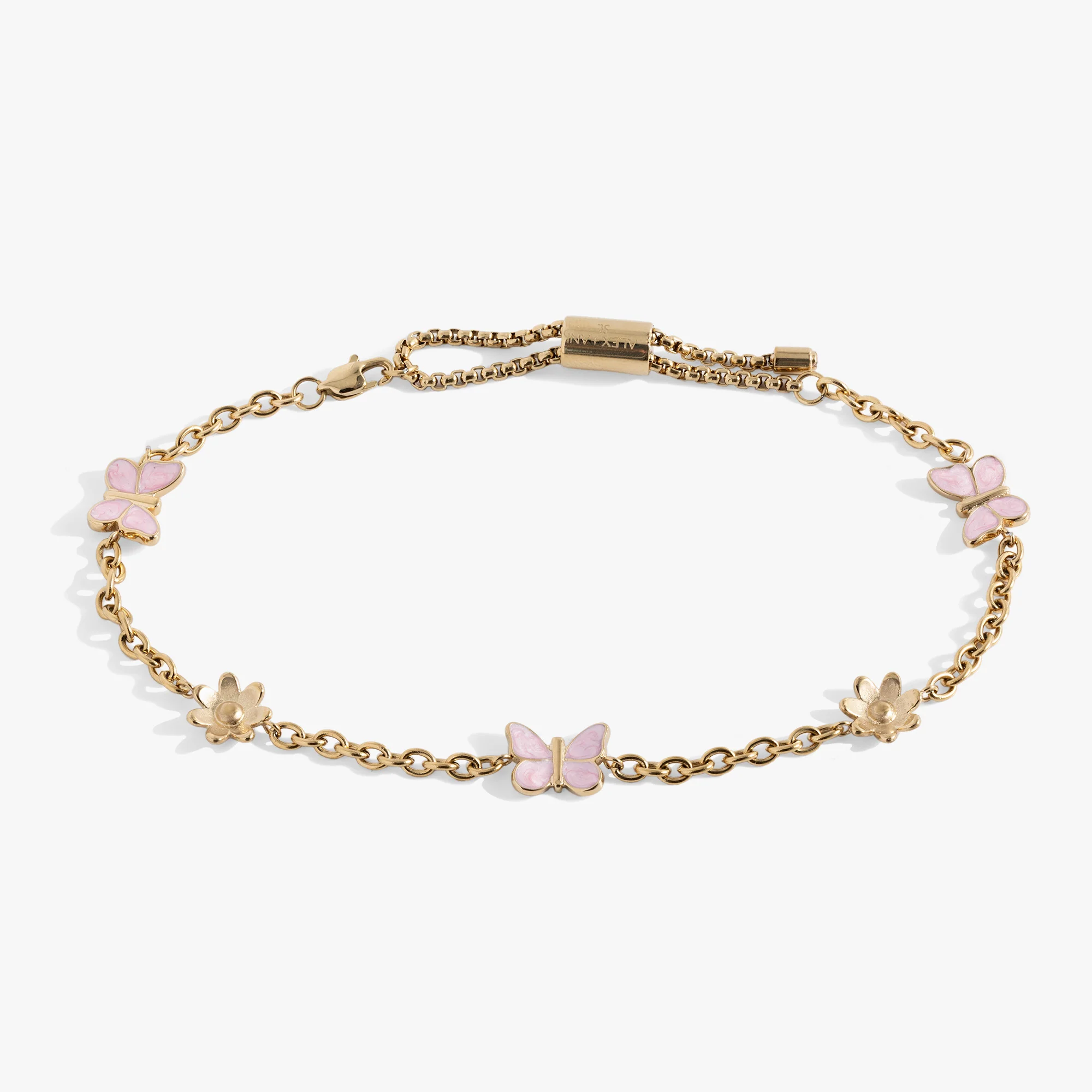 Image of Butterfly and Flower Anklet