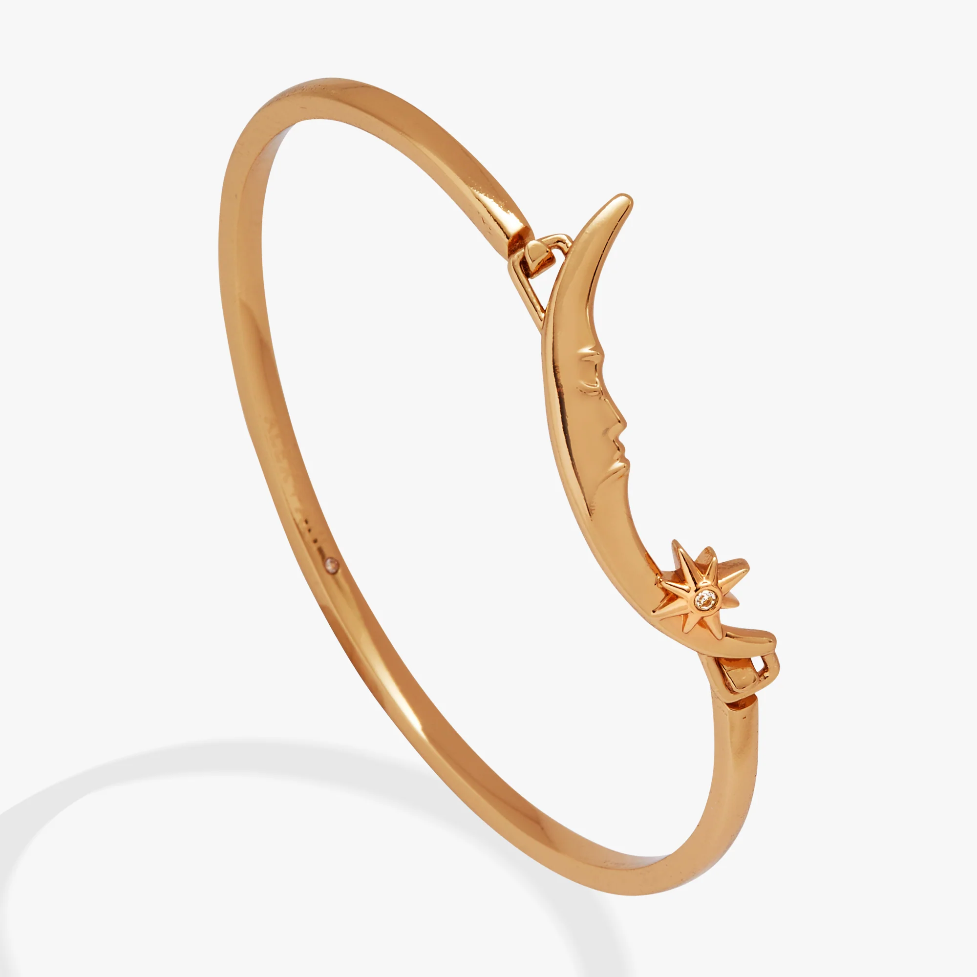 Image of Crescent Moon Tension Bangle