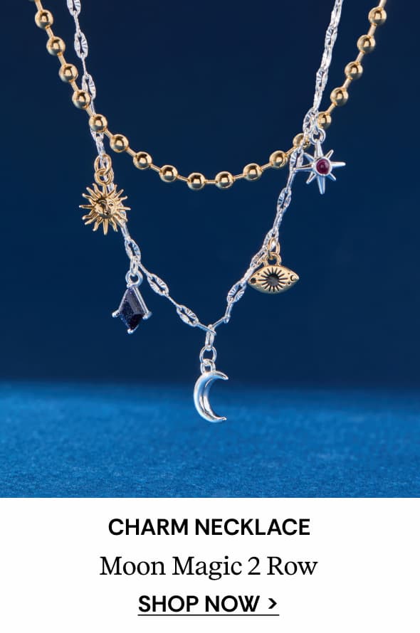 Shop Moon Magic 2 Row Charm Necklace