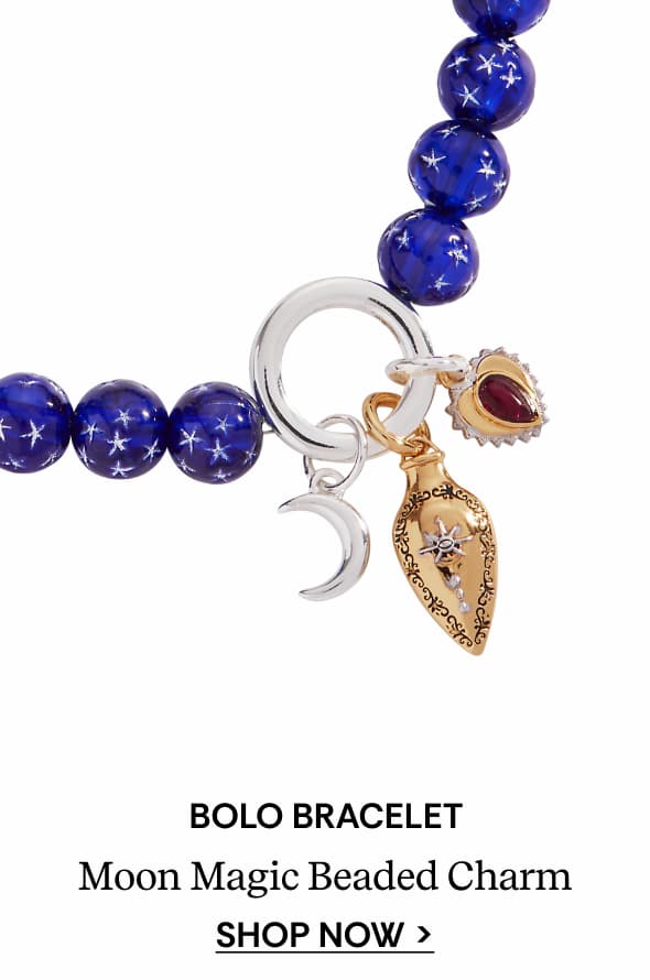 Shop Moon Magic Beaded Charm Bolo Bracelet