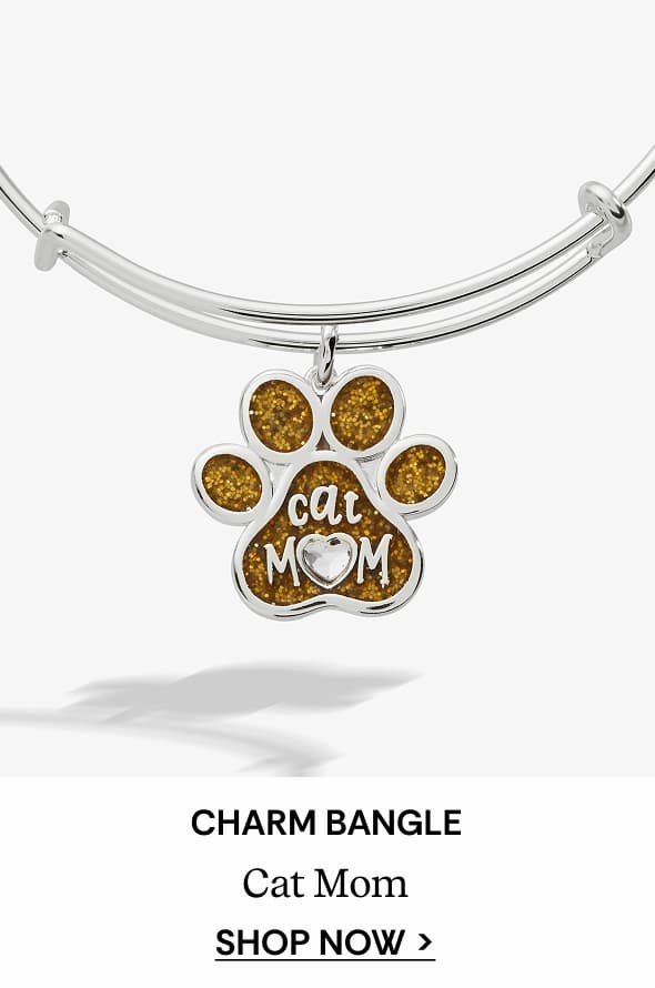Shop Cat Mom Charm Bangle