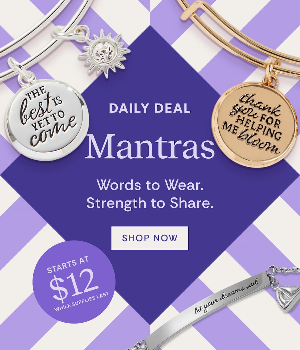 Daily Deal | Mantras | Words to wear. Strength to share. | Shop Now