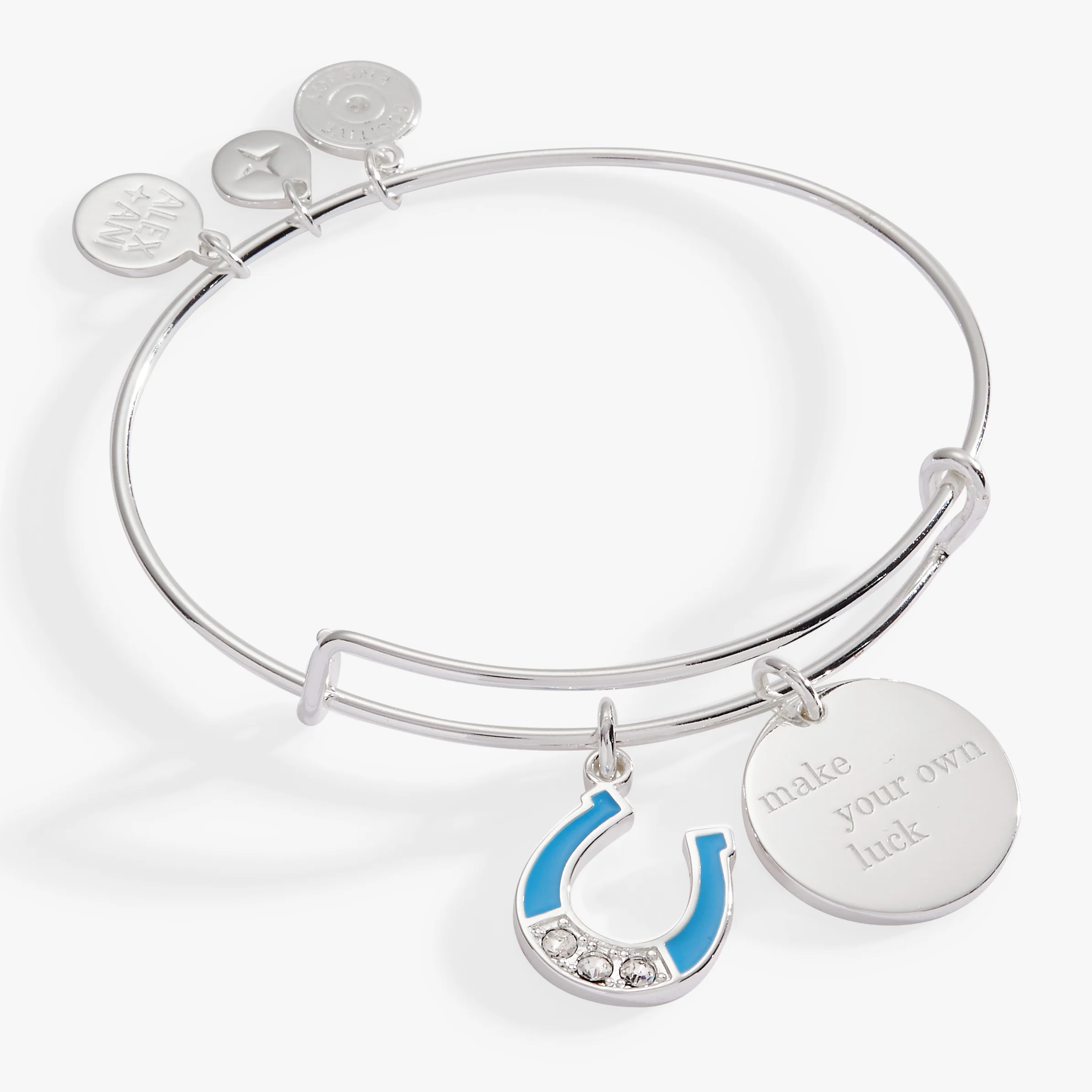 Image of “Make Your Own Luck” Duo Charm Bangle