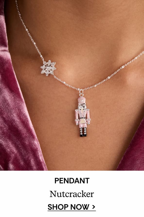 Shop Nutcracker & Snowflake Pendant Necklace