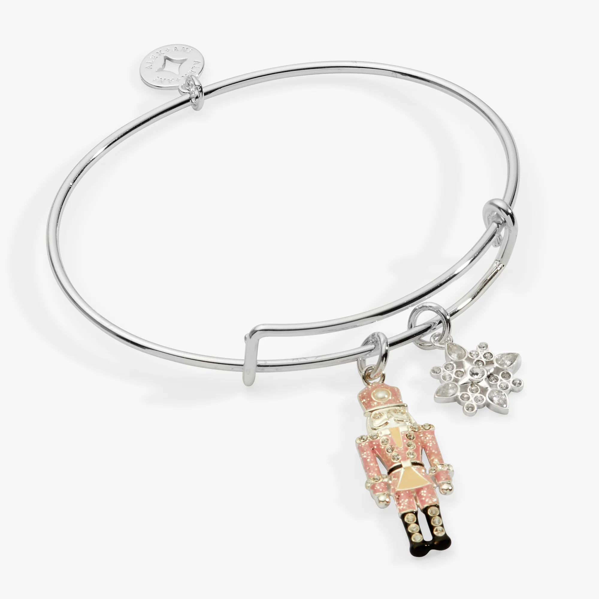 Image of Nutcracker & Snowflake Charm Bangle