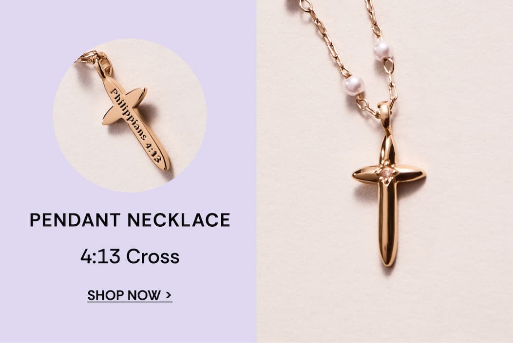 Shop 4:13 Cross Pendant Necklace