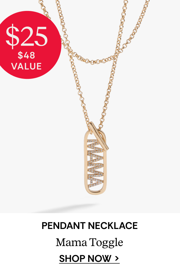 Shop Mama Toggle Pendant Necklace