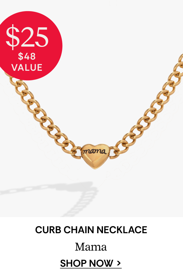 Mama Curb Chain Necklace