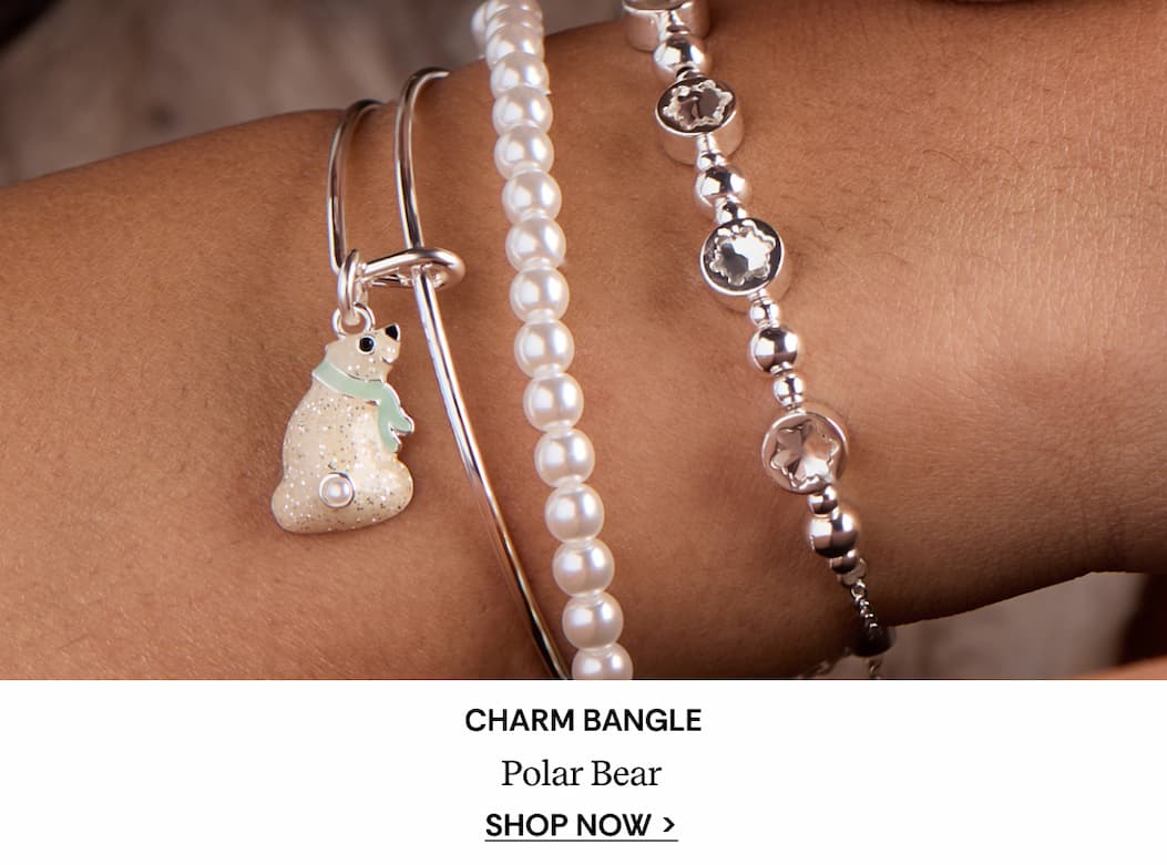 Shop Polar Bear Charm Bangle