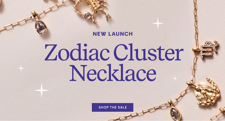 New Launch | Zodiac Cluster Necklace | Shop The Sale