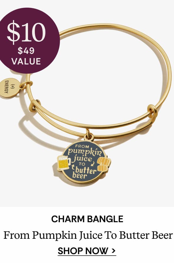 Shop Harry Potter™ 'From Pumpkin Juice To Butter Beer' Charm Bangle