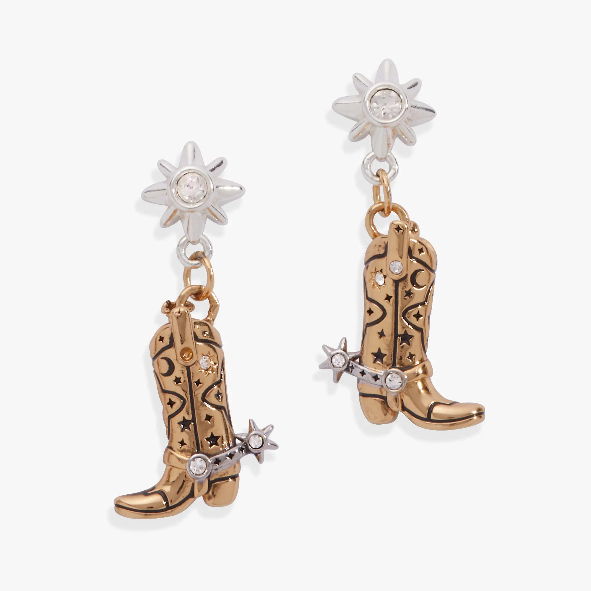 Image of Cowgirl Boot Statement Earring
