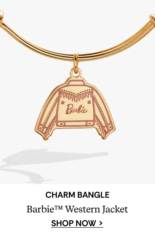 Shop Barbie™ Western Jacket Charm Bangle
