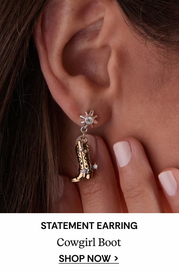 Shop Cowgirl Boot Statement Earring