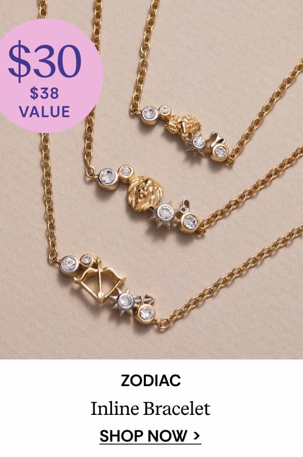 Shop Zodiac Inline Bracelets