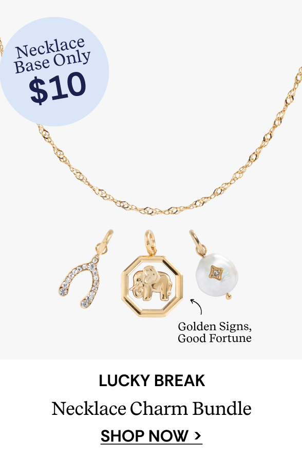 Lucky Break Necklace Charm Bundle
