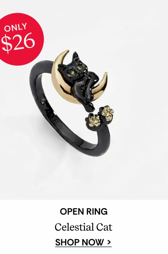 Shop Celestial Cat Open Ring