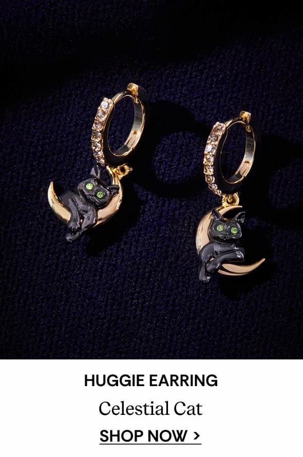 Shop Celestial Cat Huggie Earring