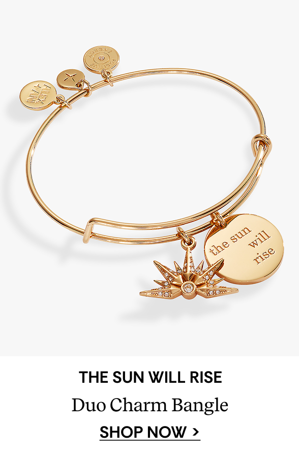The Sun Will Rise Duo Charm Bangle