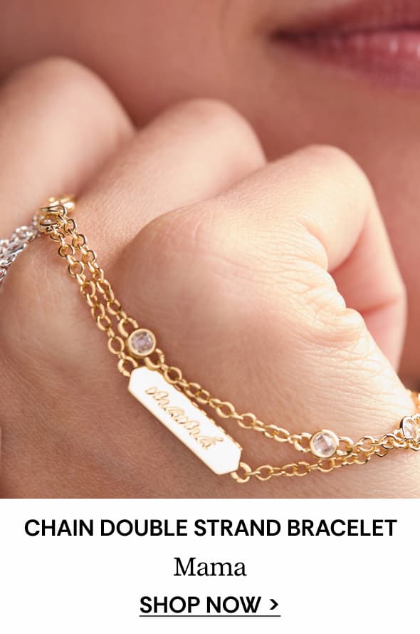 Shop Mama Infinity Chain Double Strand Bracelet