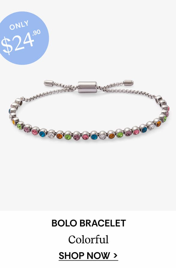 Shop Colorful Bolo Bracelet