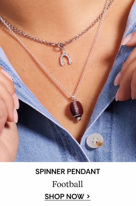 Shop Football Spinner Pendant