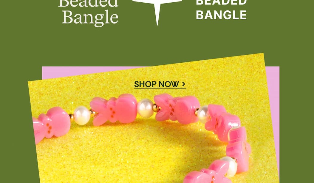 Shop PEEPS® Bunny Beaded Bangle
