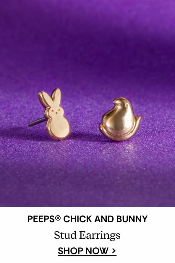 Shop PEEPS® Bunny and Chick Stud Earrings