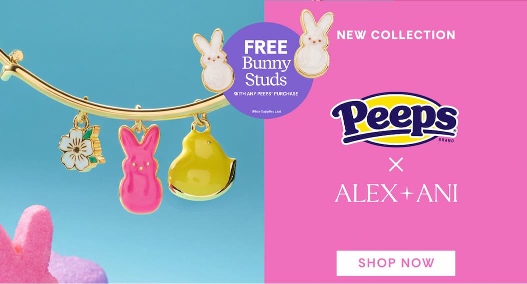 Free Bunny Studs with any PEEPS Purchase | Shop Now