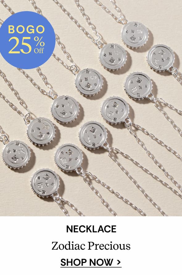 Shop Gemini Zodiac Precious Necklace