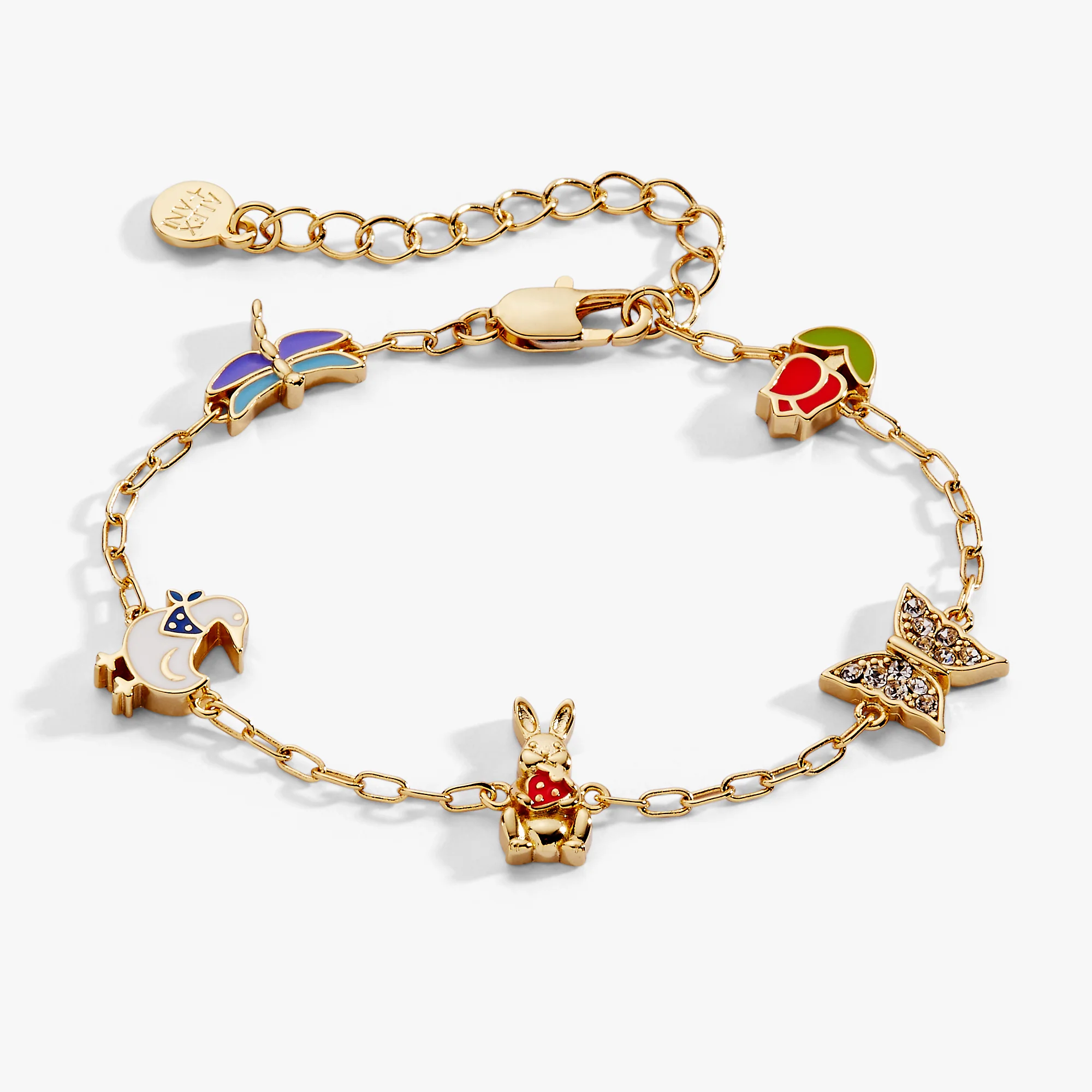 Image of Garden Party Inline Charm Bracelet