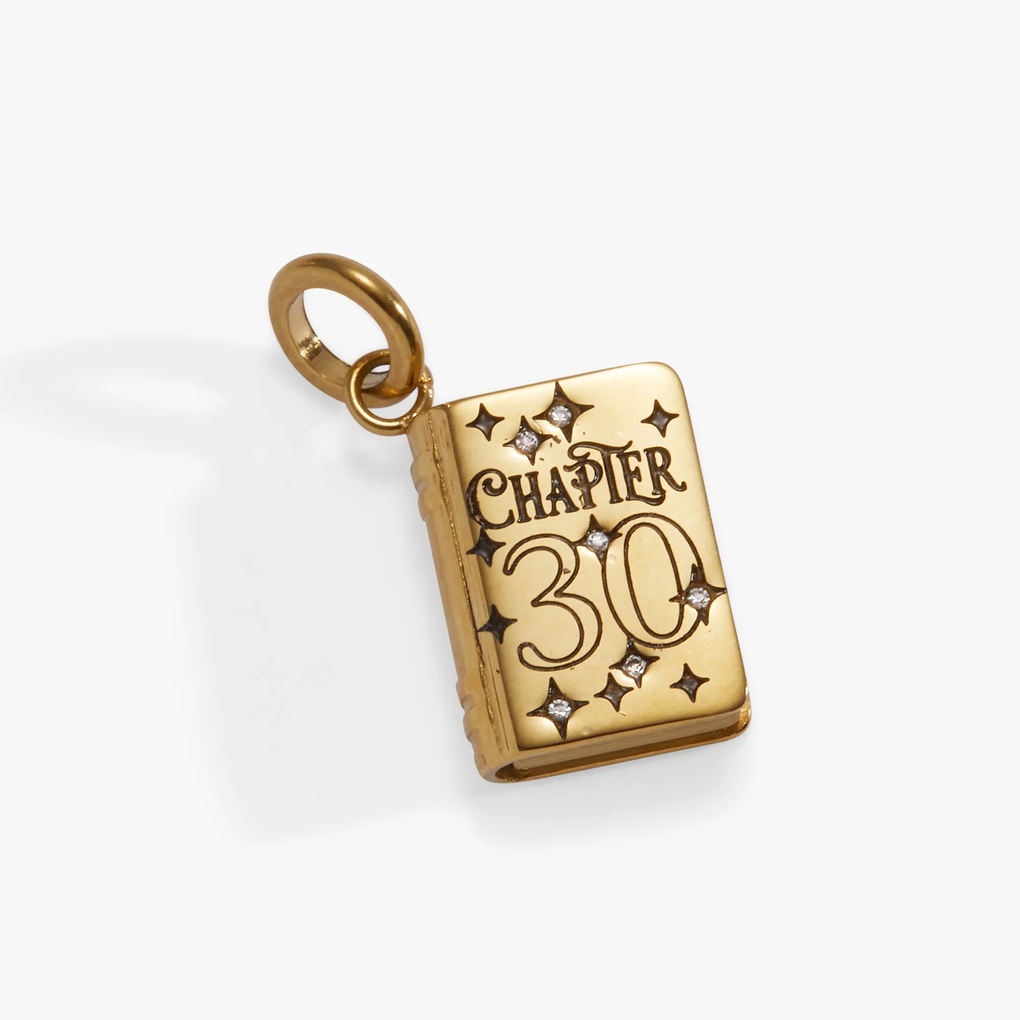 Image of '30th Chapter' Birthday Book Charm