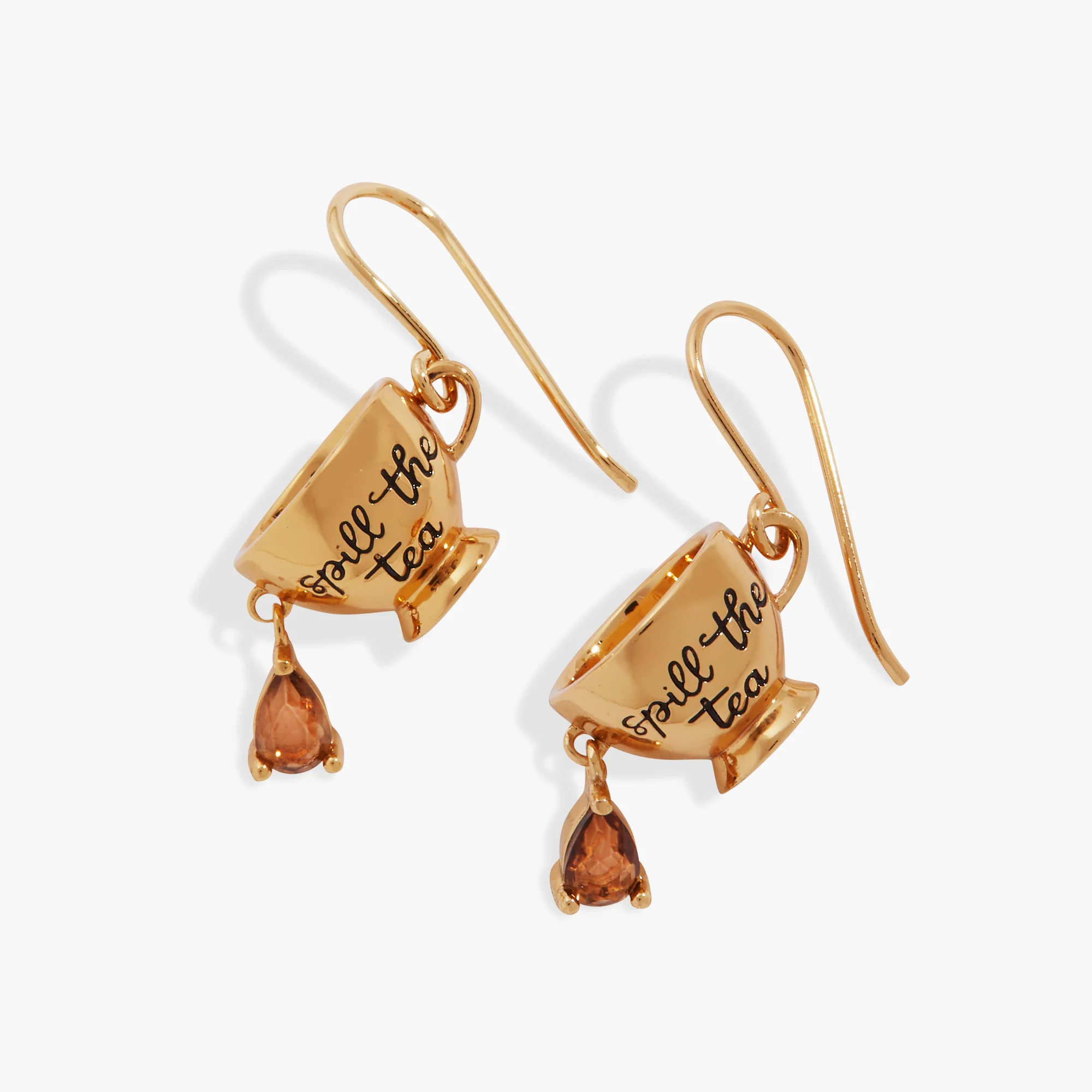 Image of 'Spill the Tea' Cup Drop Earrings