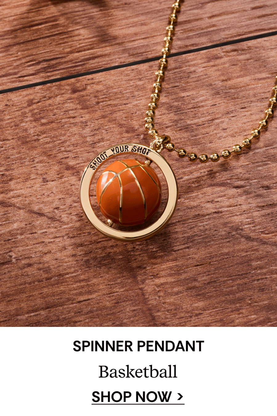 Shop Basketball Spinner Pendant