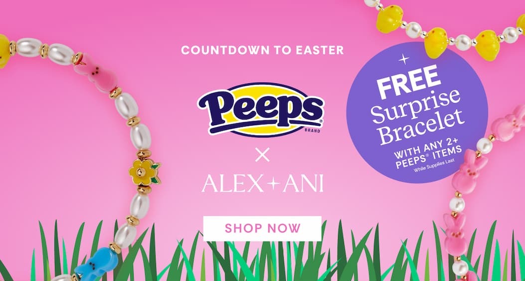 Free Surprise Bracelet with any 2+ PEEPS items 