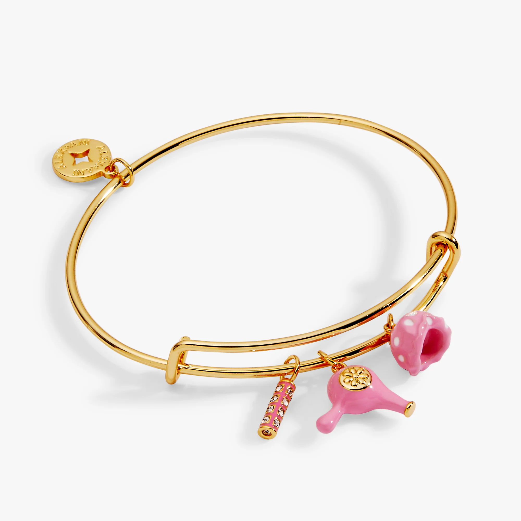 Image of 60s Hair Dryer Charm Bangle