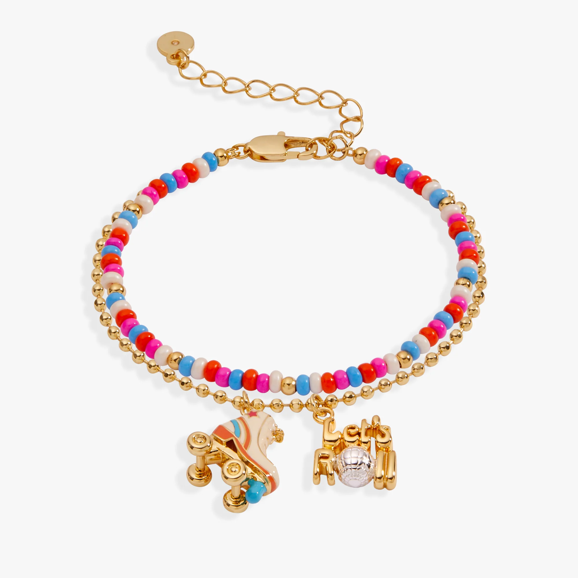 Image of 70s Roller Skate Double Strand Bracelet