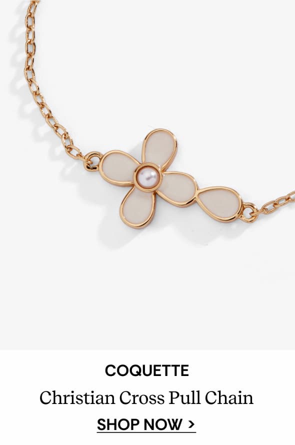 Shop Coquette Christian Cross Drop Earrings