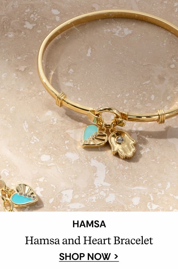 Shop Hamsa and Heart Bracelet