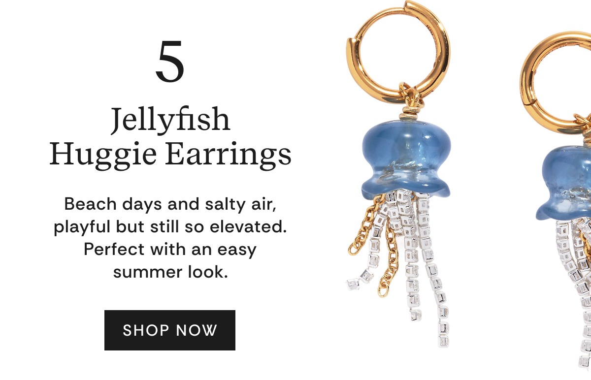 Shop Whimsical Jellyfish Huggie Hoops