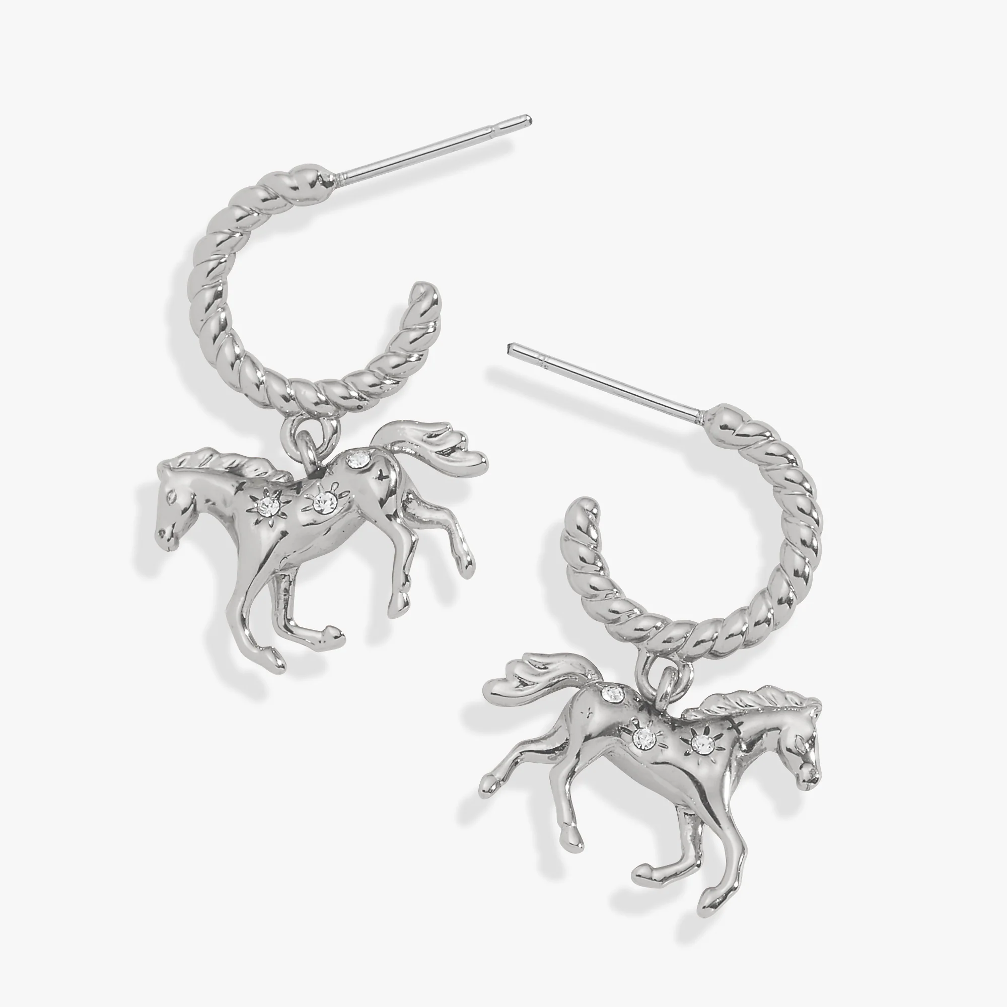 Image of Horse Huggie Hoop Earrings