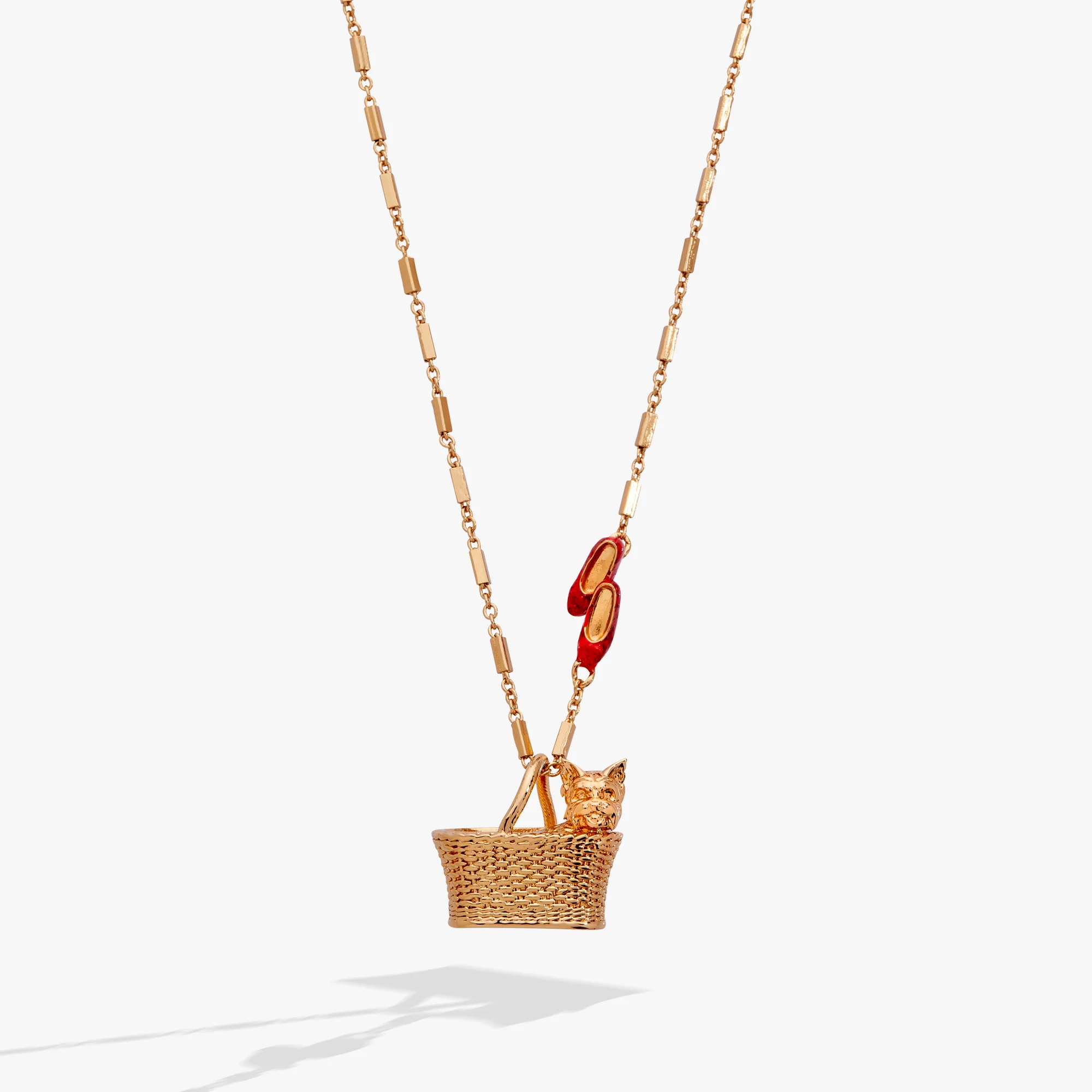 Image of The Wizard of Oz™ Dorothy & Toto Basket Pendant