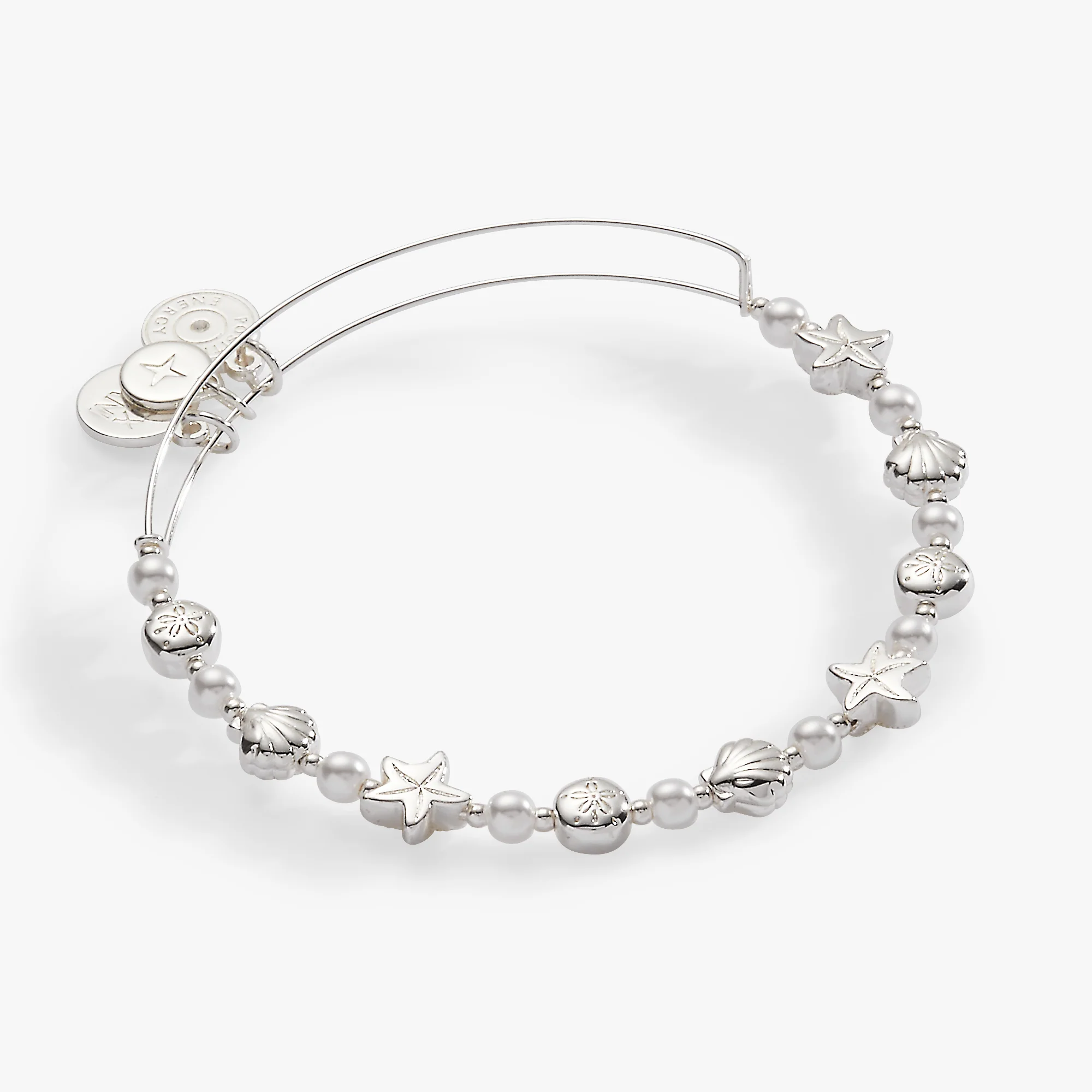 Image of Seaside Pearl Beaded Bangle